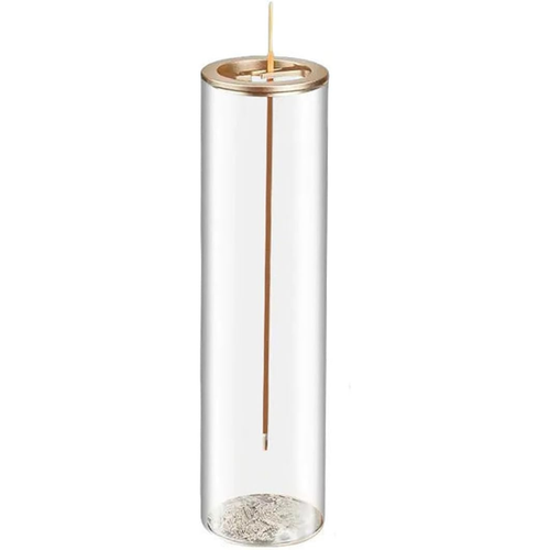 Quemador de incienso  de cristal